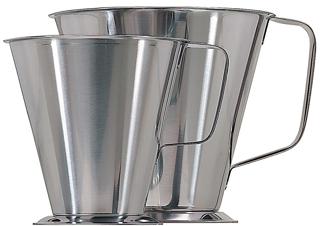 Mått på fot rostfri 1L