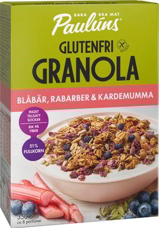 Granola Blåbär Glutenfri