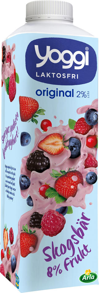 Yoggi Skogsbär 2% Laktosfri