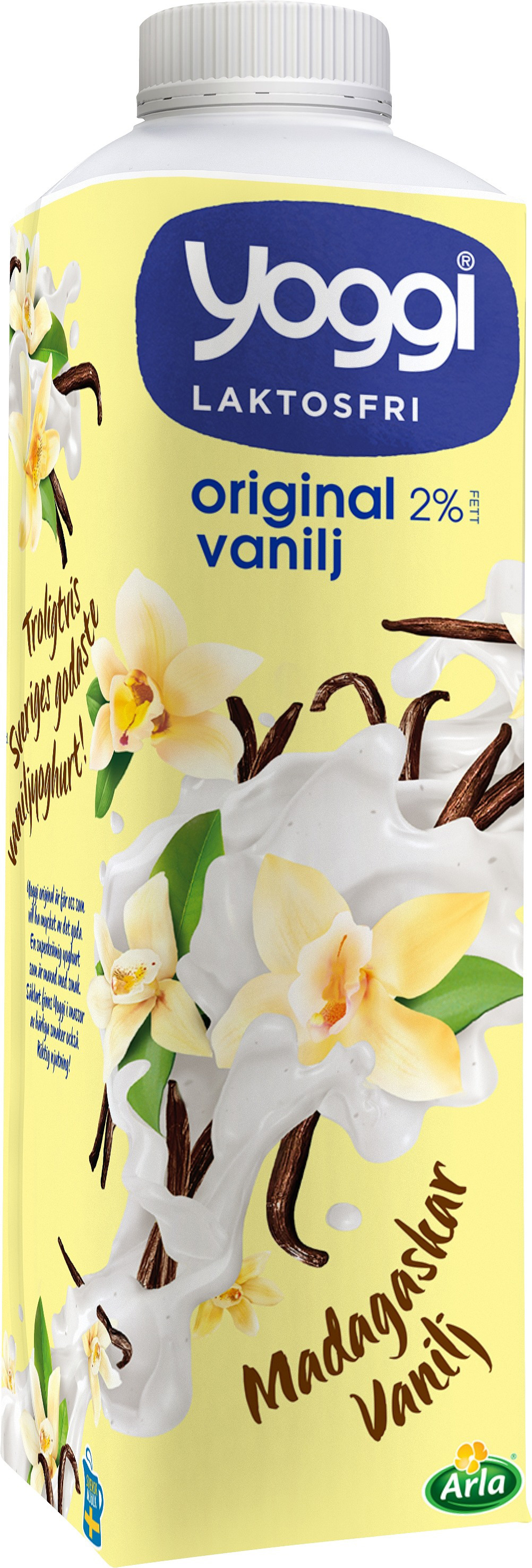 Yoggi Madagaskar Vanilj 2,0% Laktosfri