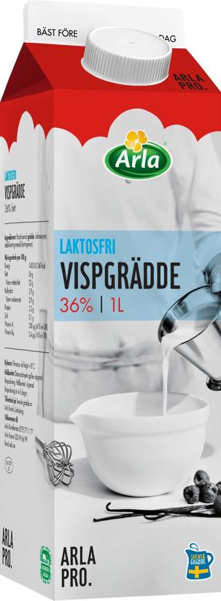 Vispgrädde 36% Laktosfri
