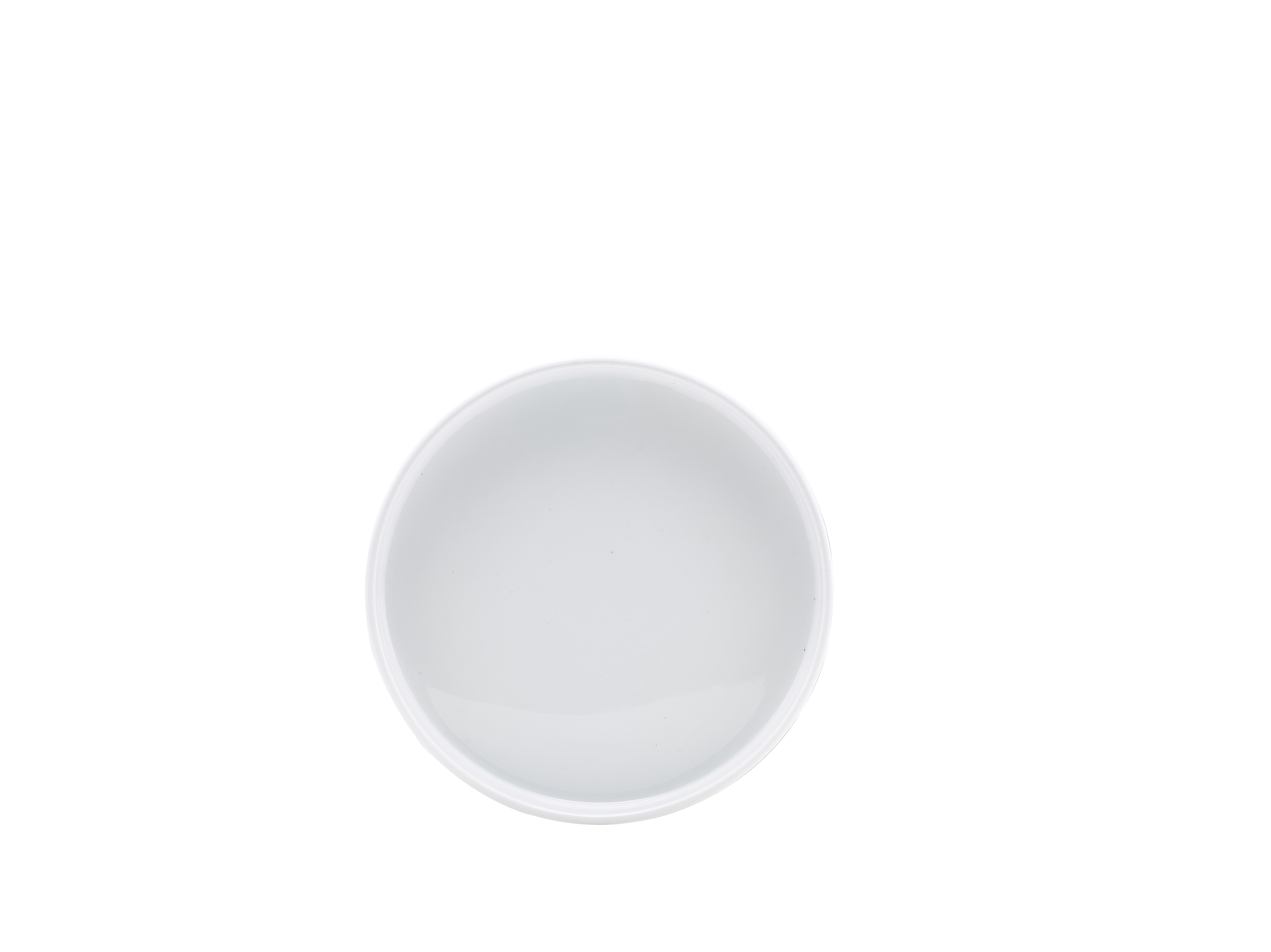 Terra tallrik flat hög kant vit Ø18cm