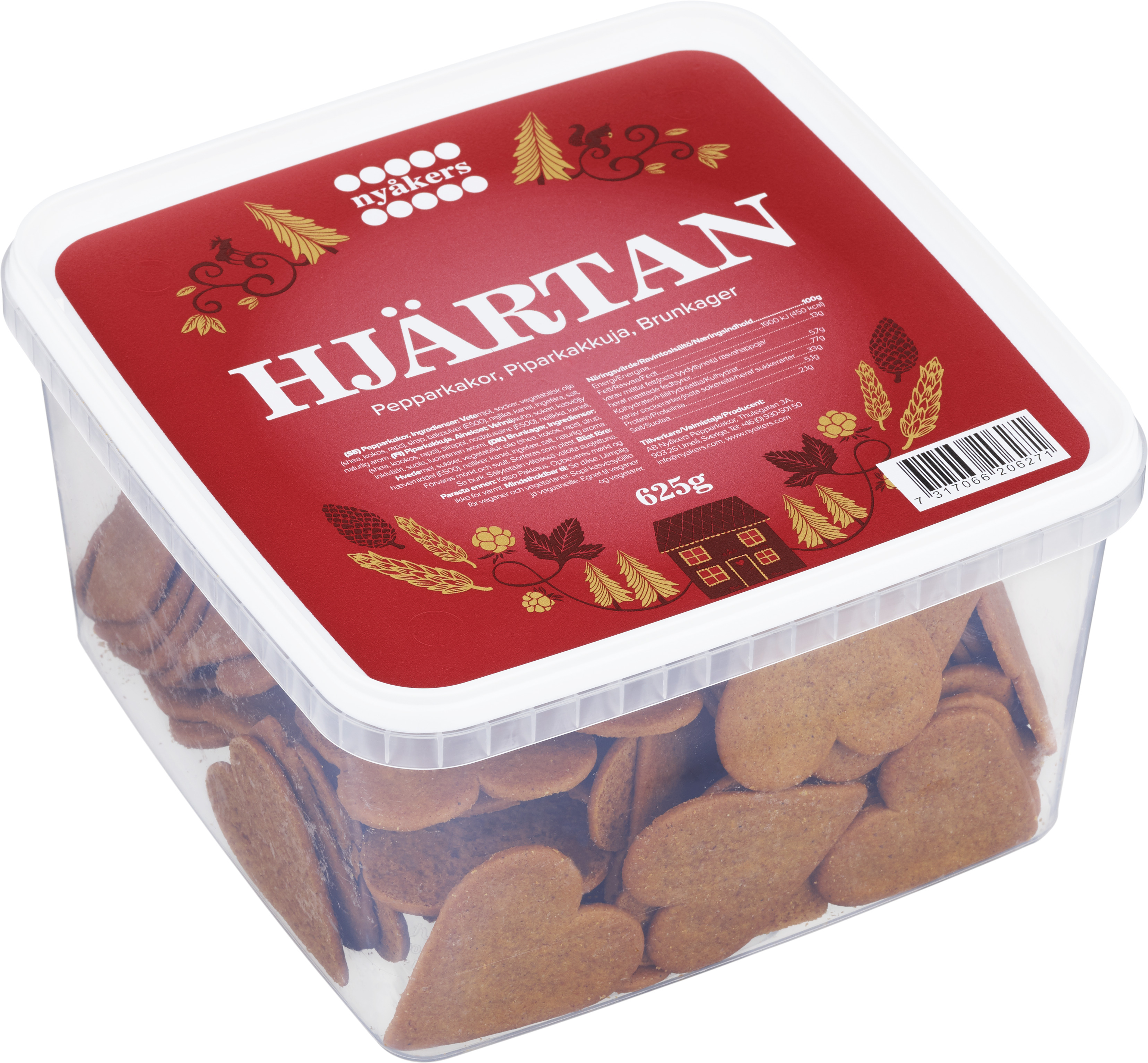 Små Pepparkakshjärtan