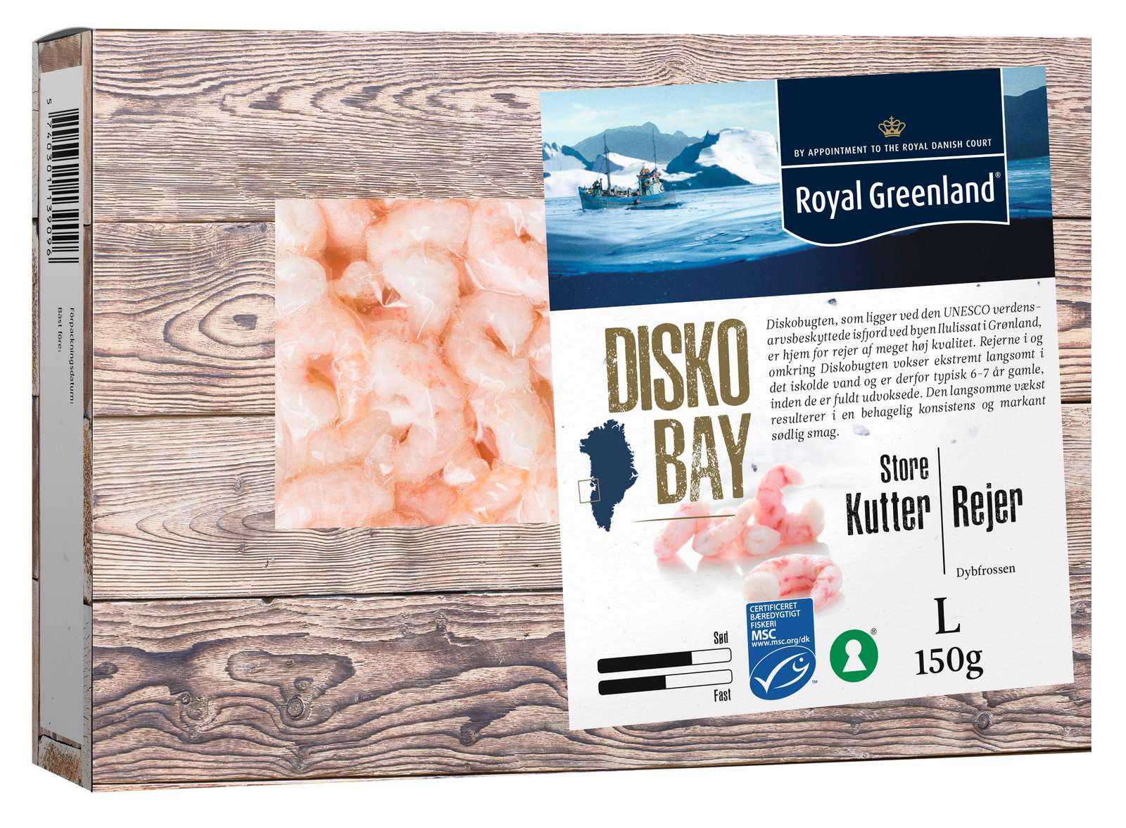 Räkor Skalade 175-275/lb MSC