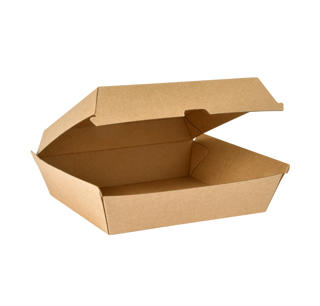 Box Kartong Clam Dinner Brun 1300ml