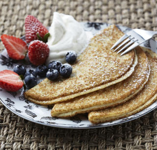 Tunnpannkaka enkelvikt osötad