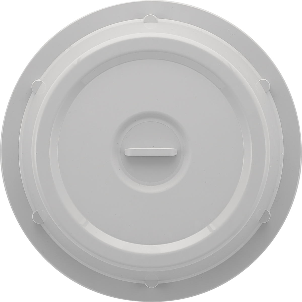 Plastlock Polyester grå stapelbart Ø26,4cm