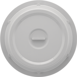 Plastlock Polyester grå stapelbart Ø26,4cm