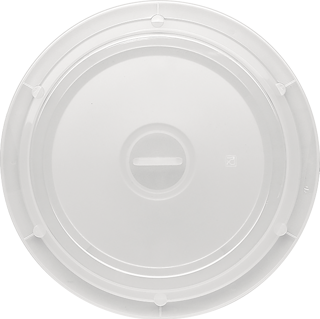 Plastlock Polypropylen transparent stapelbart
Ø26,4cm