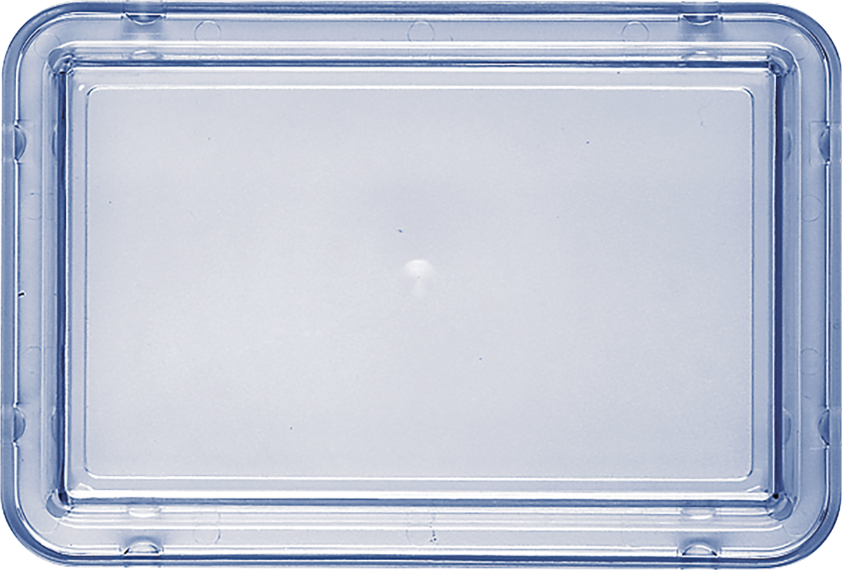 Plastlock Styrol-Acrylnitril transparent blå
stapelbart 19,6x13,3x5,6cm