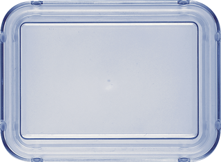 Plastlock Styrol-Acrylnitril Transparent Blå
Stapelbart 17x12x5,2cm