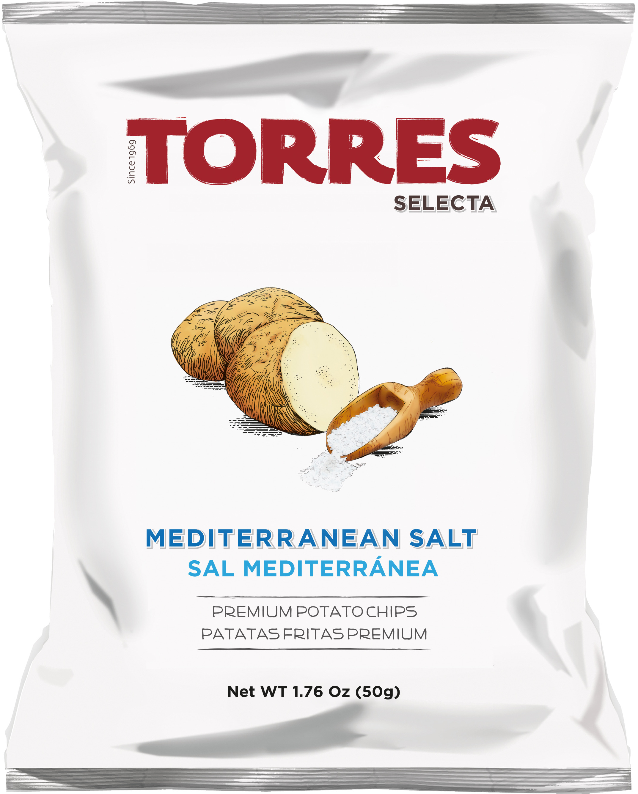 Potatischips med Medelhavssalt