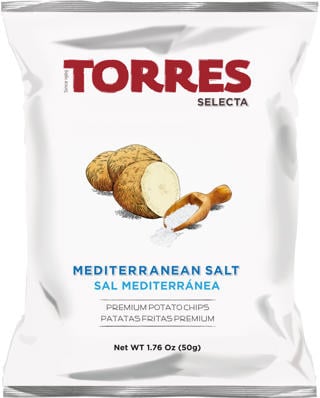 Potatischips med Medelhavssalt