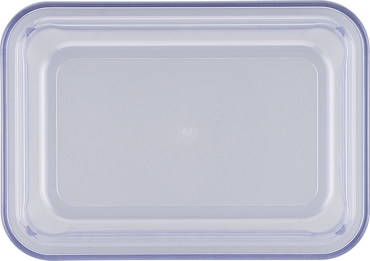 Plastlock Styrol-Acrylnitril Transparent Blå 
Stapelbart 17,5x12,9x5,5cm