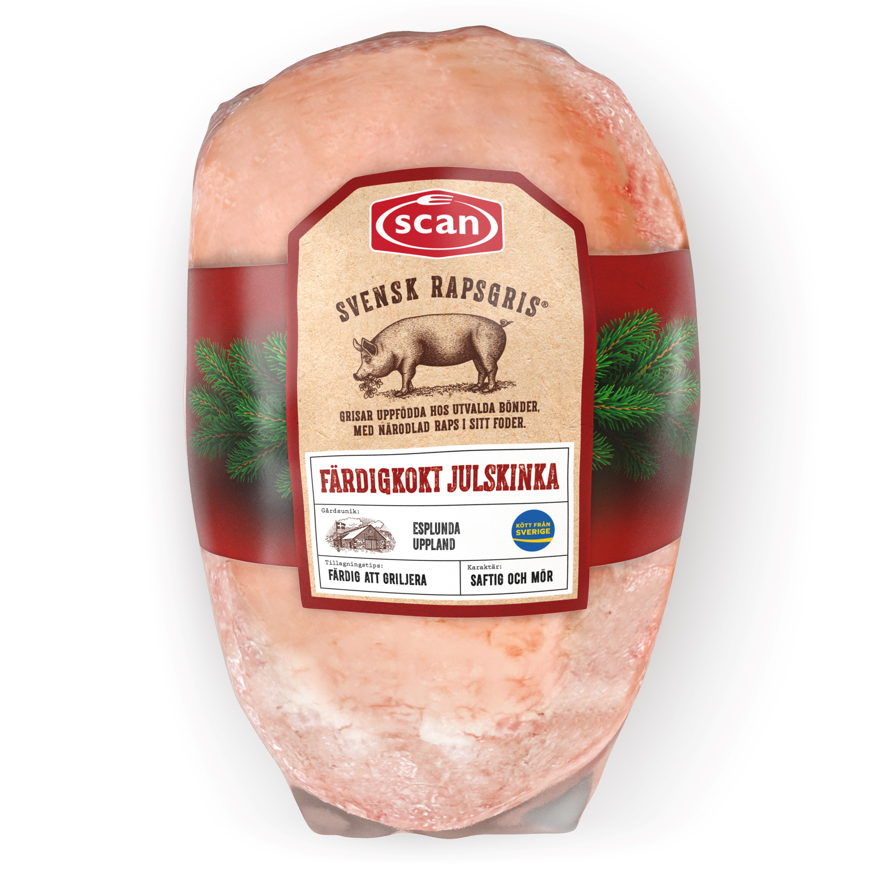 Julskinka av Rapsgris Esplunda