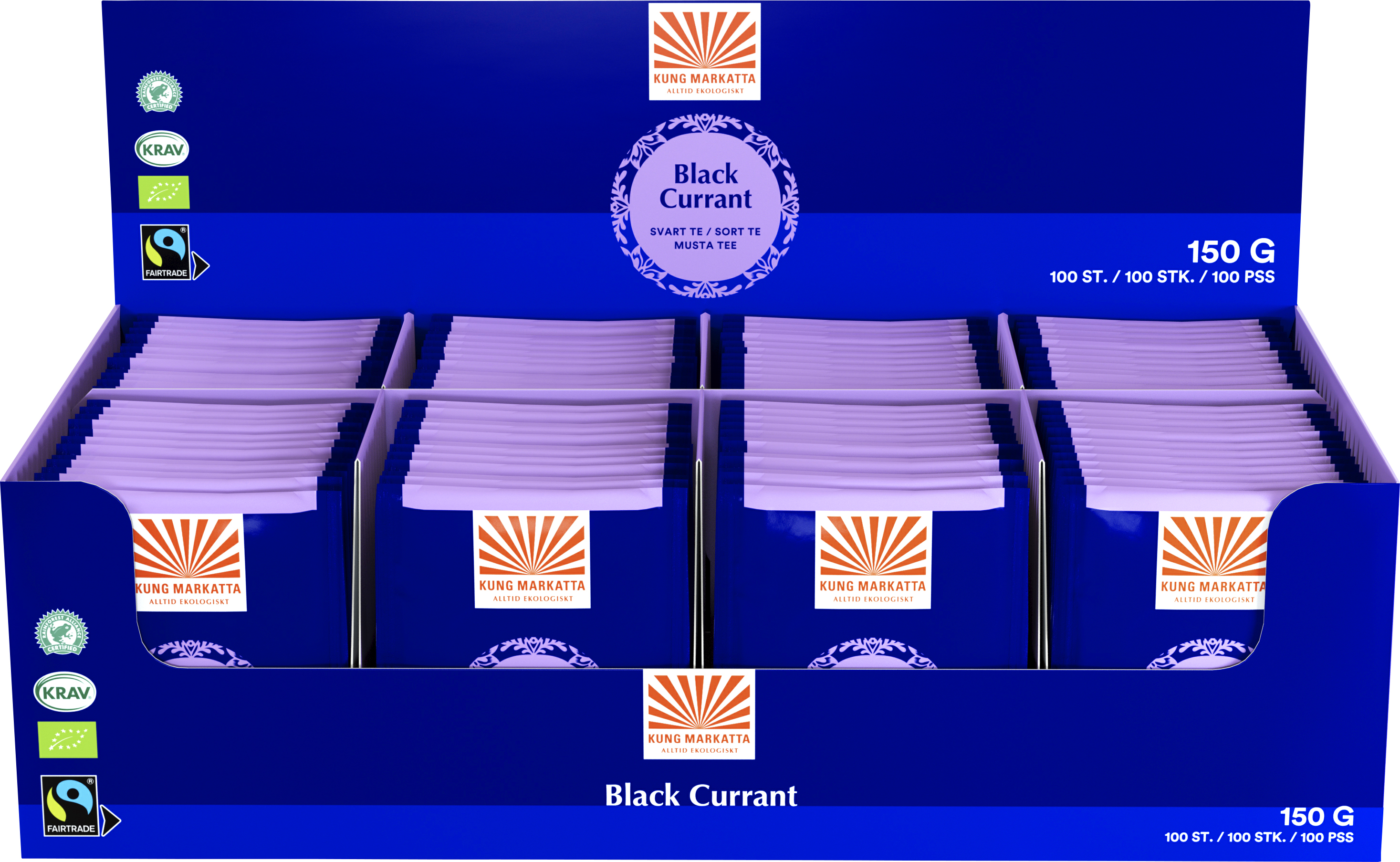 Svartvinbärste Fairtrade EKO KRAV