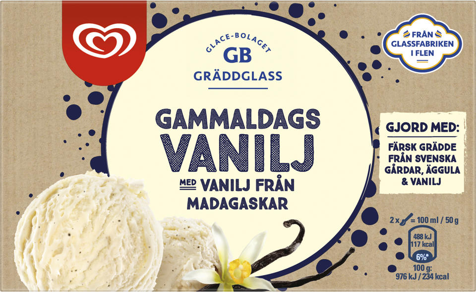 Gammaldags vaniljglass