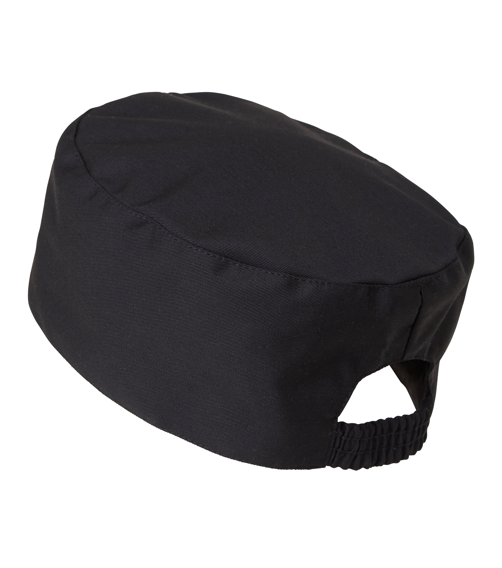 Mössa med öppning bak, svart stl L/XL