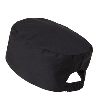 Mössa med öppning bak, svart stl L/XL