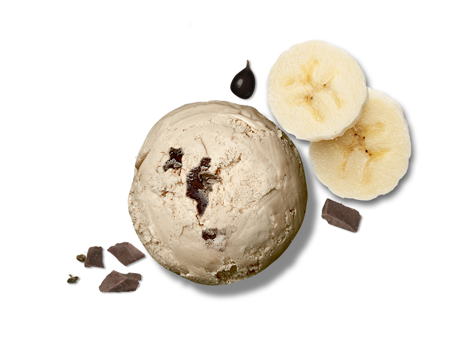 Glass Banan & Choklad