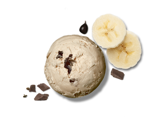 Glass Banan & Choklad