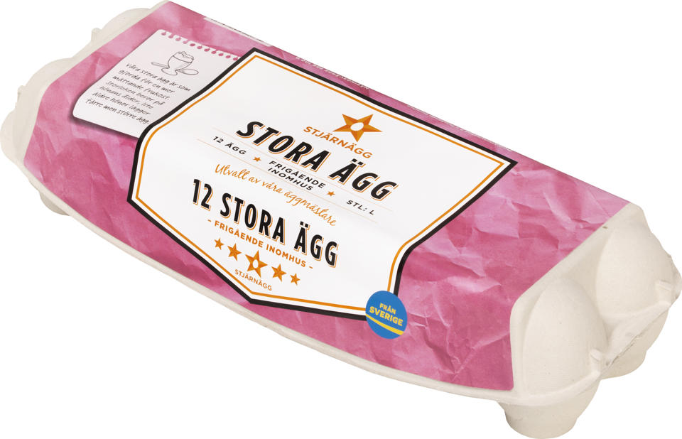 Ägg L frigående 12p