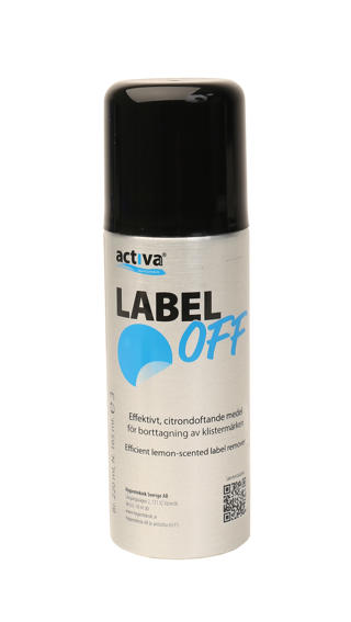 Borttagningsmedel 220ml Activa Label off