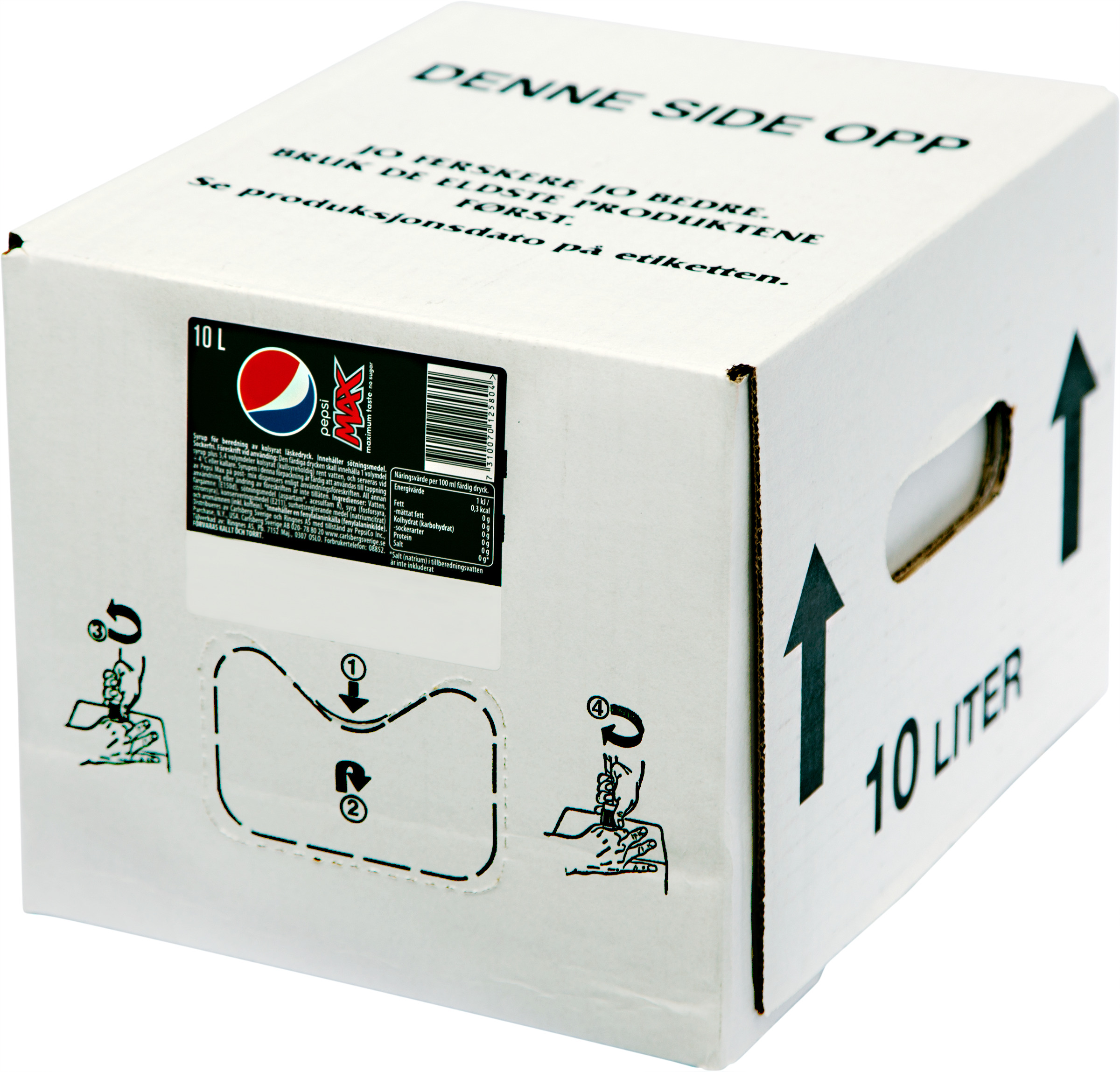 Pepsi Max Bag in Box