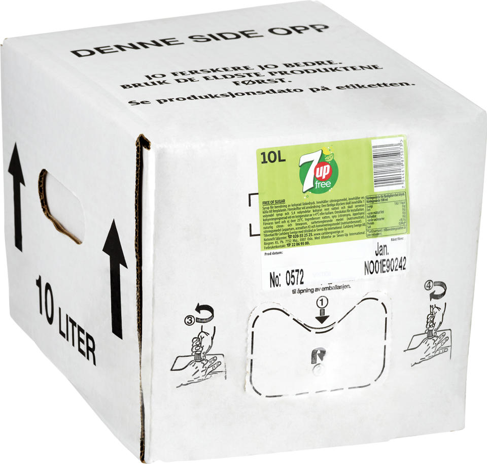 7up Free 10L BIB