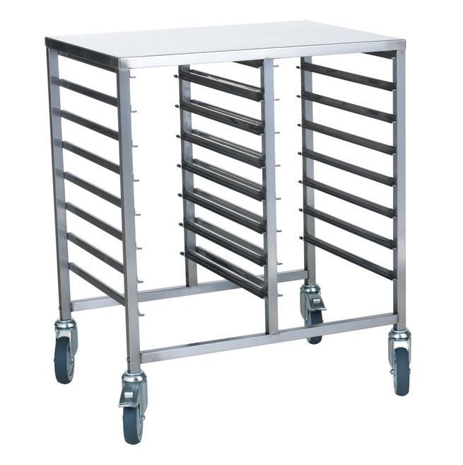Kantinvagn rostfri 2x8 1/1