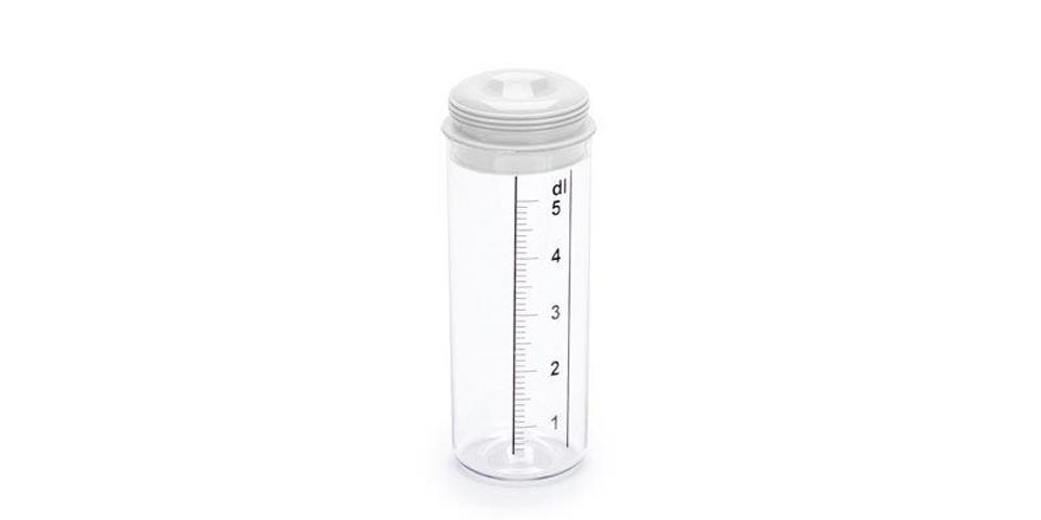 Mätbägare med lock plast 0,5L