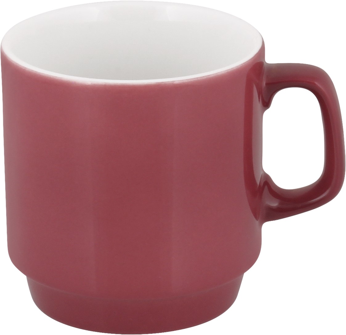 B1100 mugg stapelbar purpur 22cl