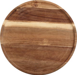 Träbricka Akacia Ø33cm