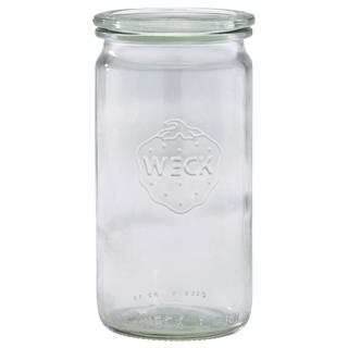 Glasburk med lock 34cl Ø6cm h13cm