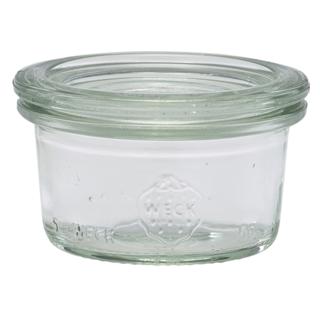 Glasburk med lock 5cl Ø6cm h3,5cm