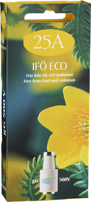 D-säkring Eco gG DII 25A