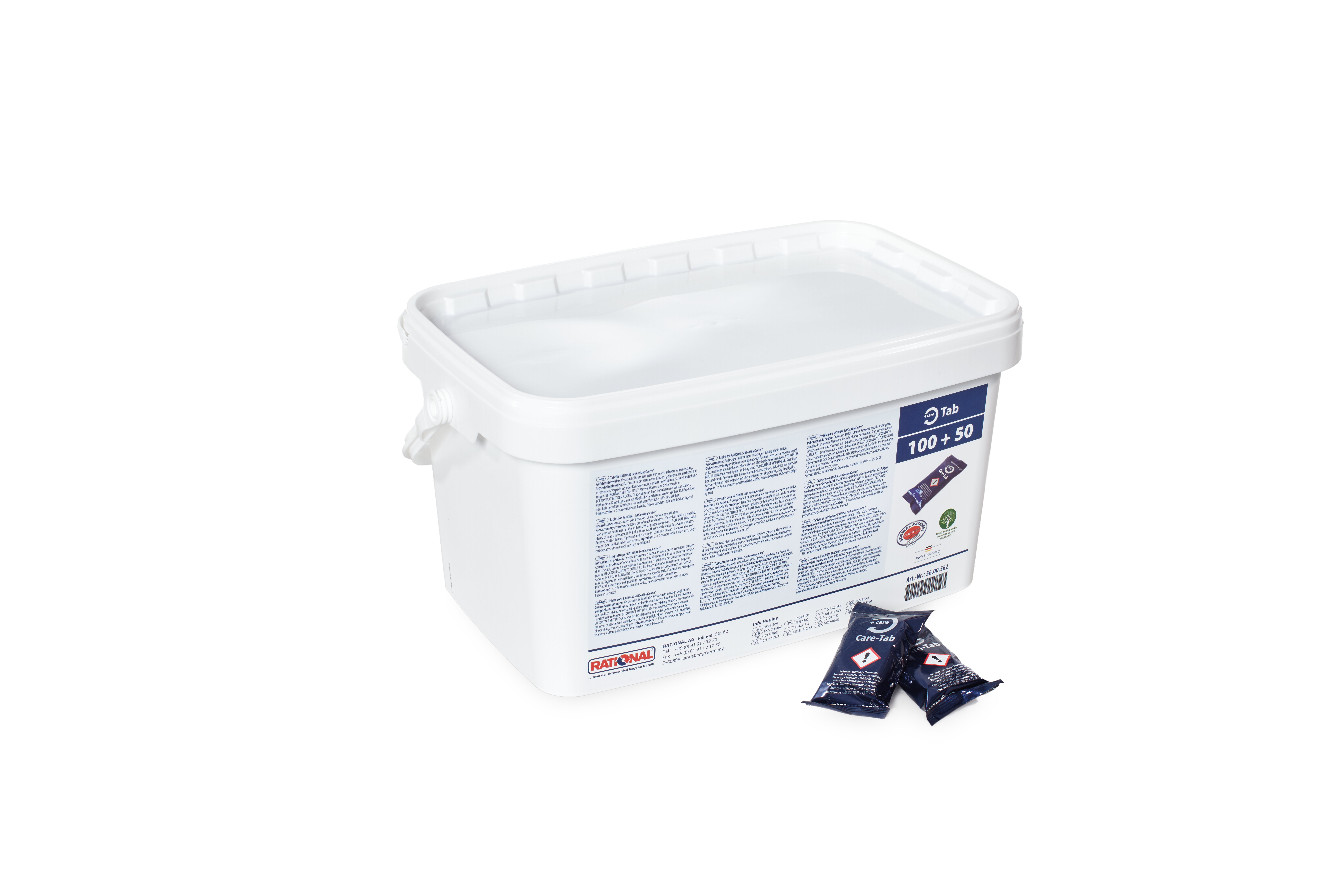 Sköljmedelstabletter Care-Tabs SelfCookingCenter
(Prod efter sept 2008)