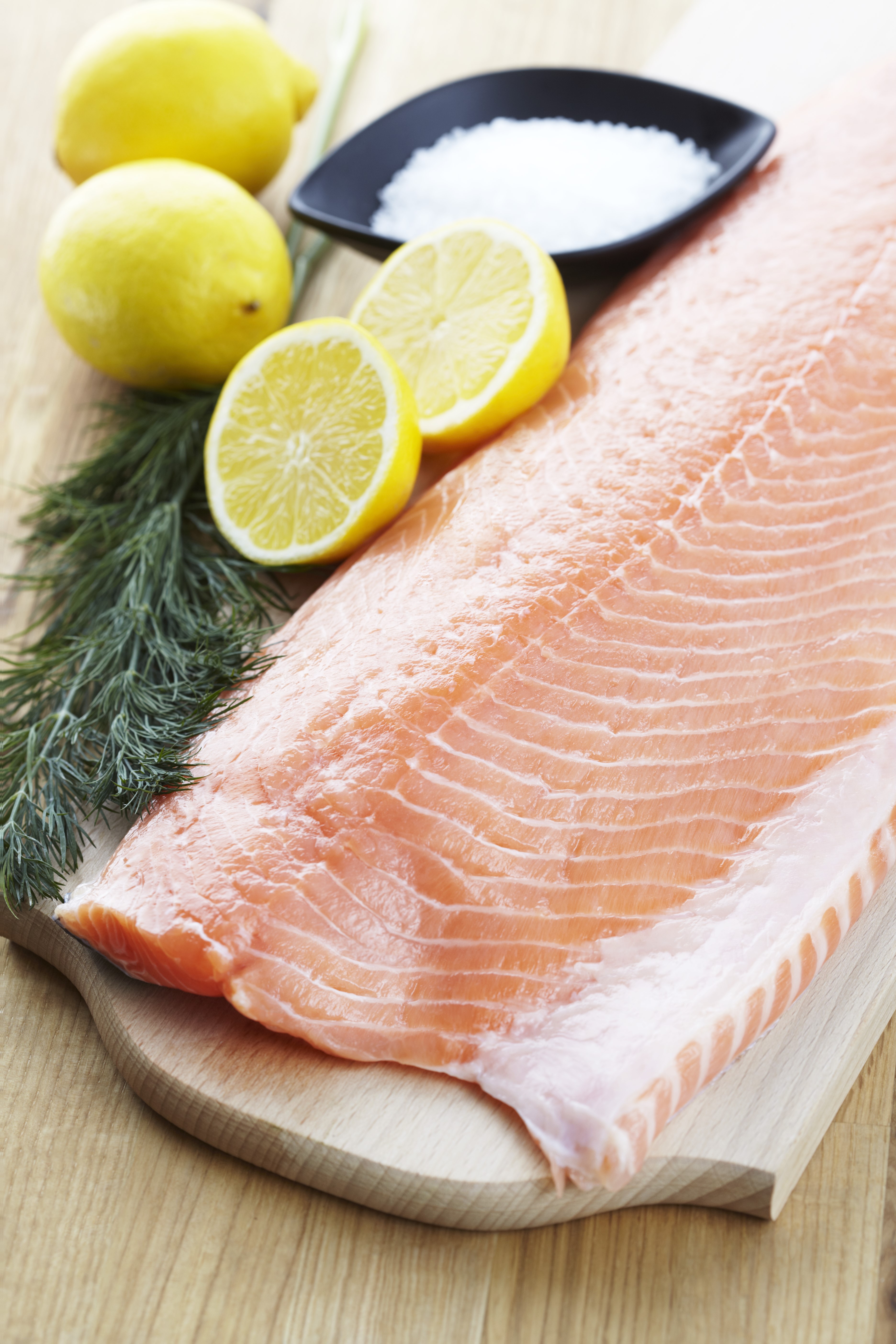 Laxfilé med Skinn C-trim ca 1,5kg ASC