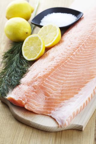 Laxfilé med Skinn C-trim ca 1,5kg ASC