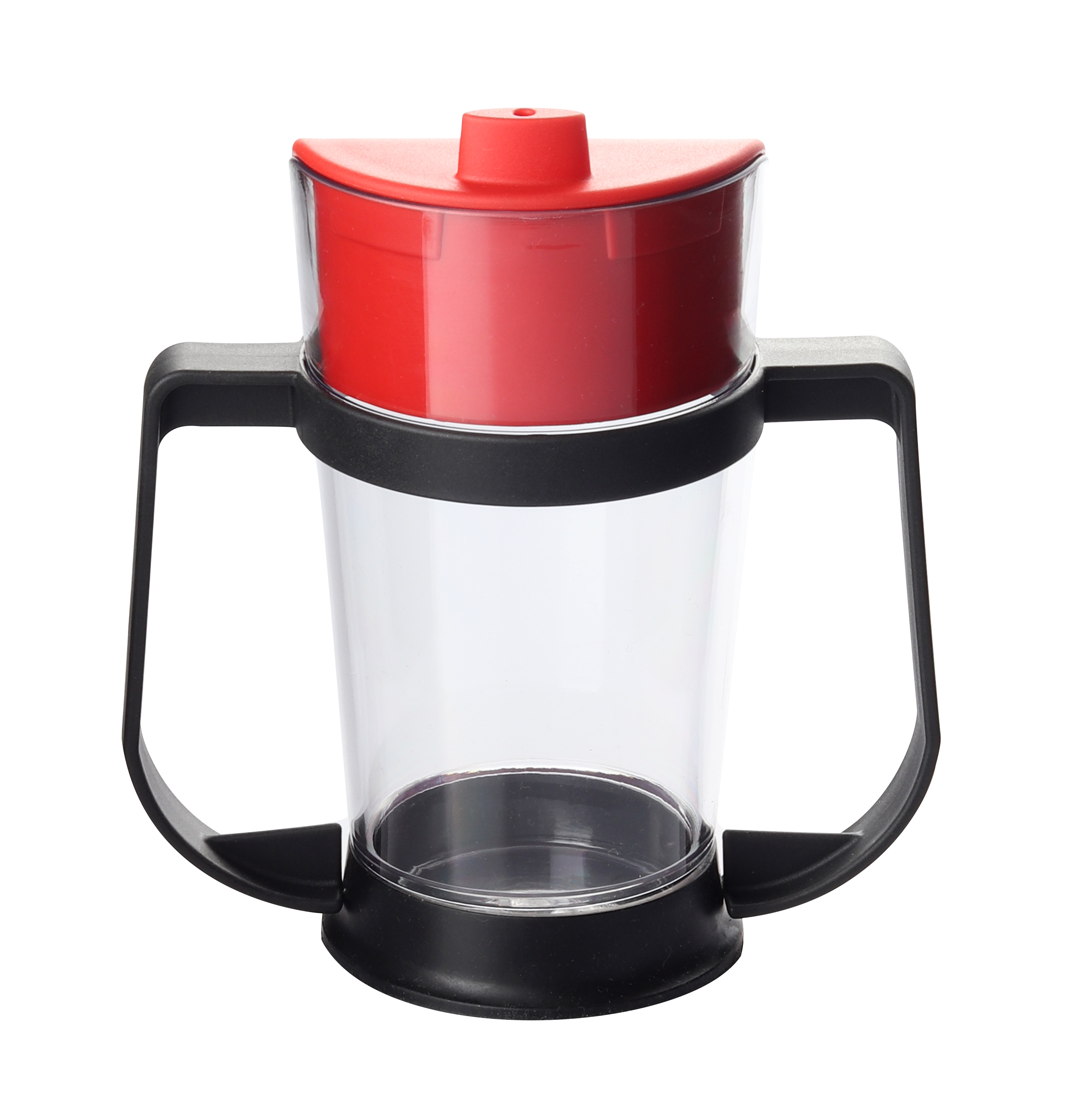 Mugg med handtag och piplock plast 24cl