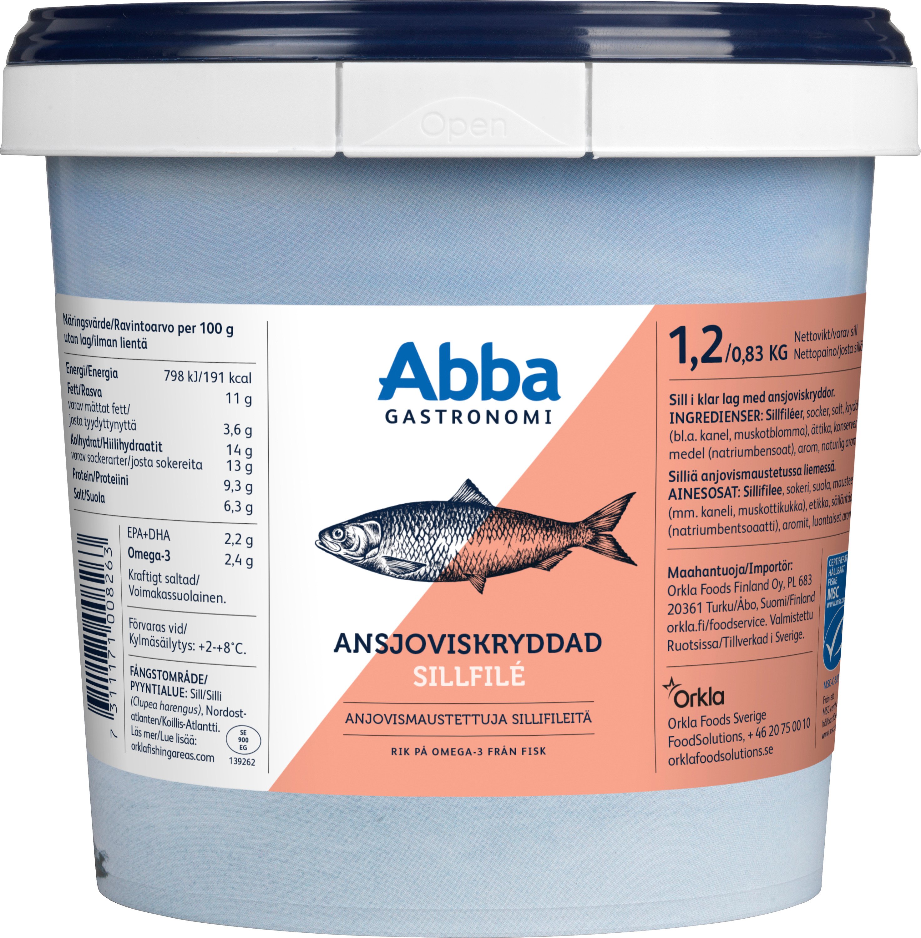 Ansjoviskryddad Sillfilé MSC