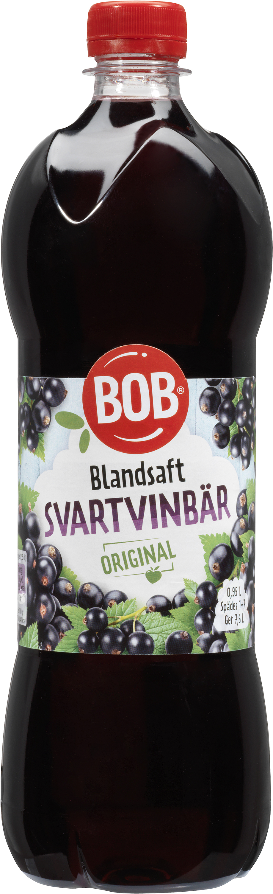 Blandsaft Svart Vinbär 1+7 PET