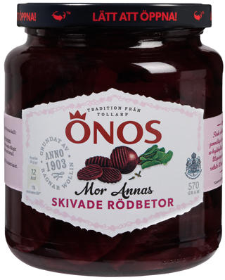 Skivade Rödbetor Mor Annas