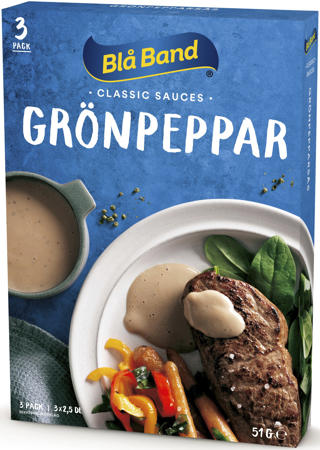 Grönpepparsås 3-pack