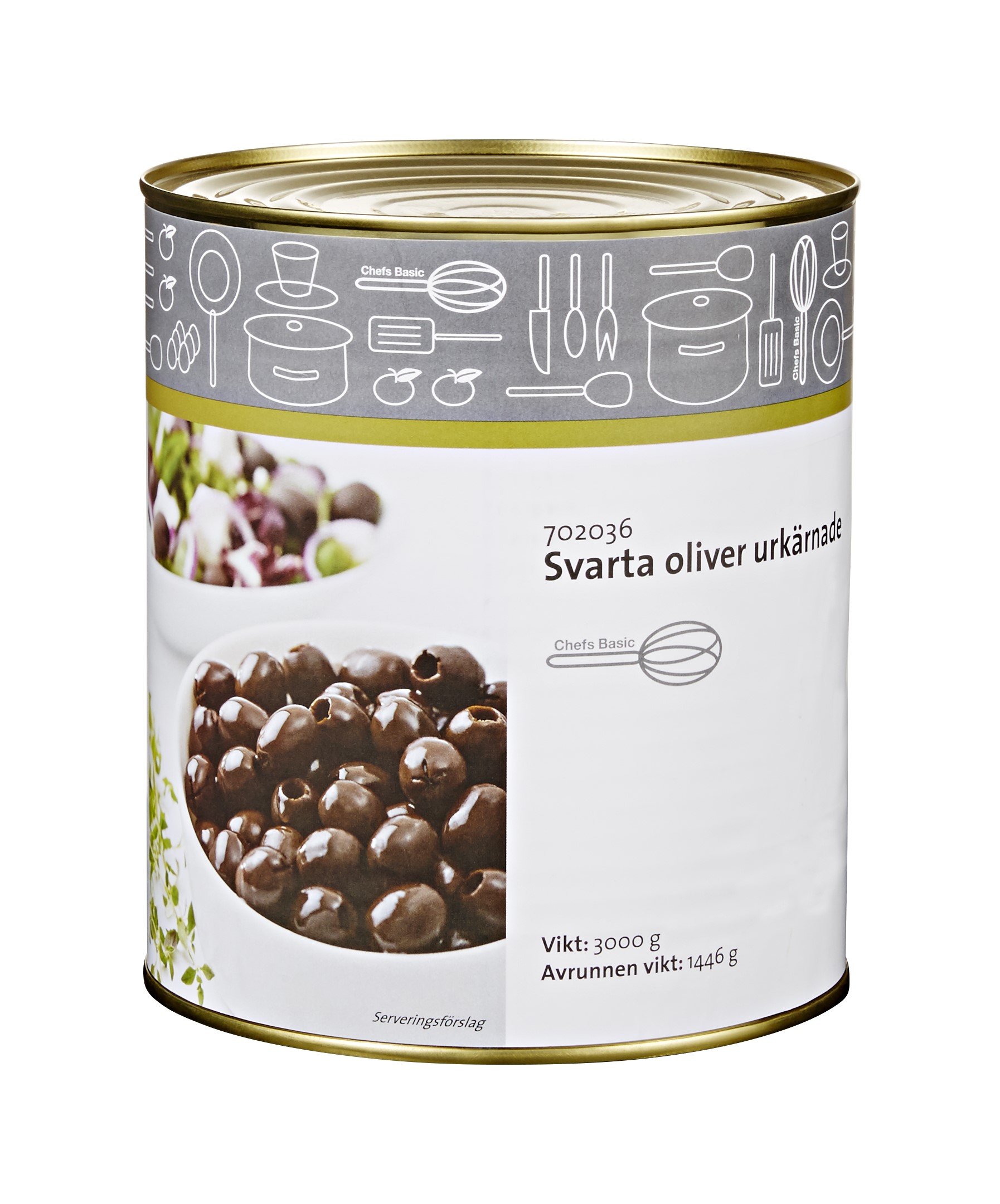 Oliver svarta utan kärnor