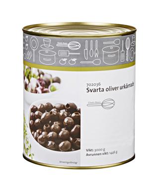 Oliver svarta utan kärnor