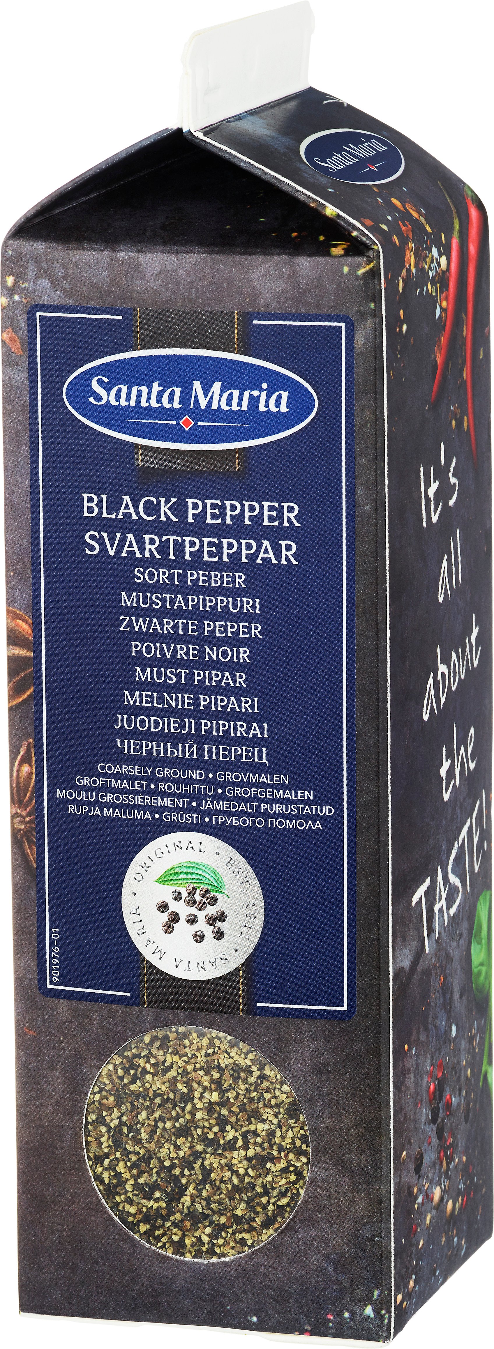 Svartpeppar Grovmalen