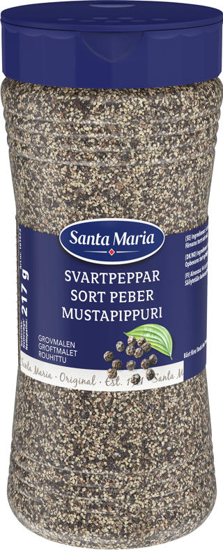 Svartpeppar Grovmalen