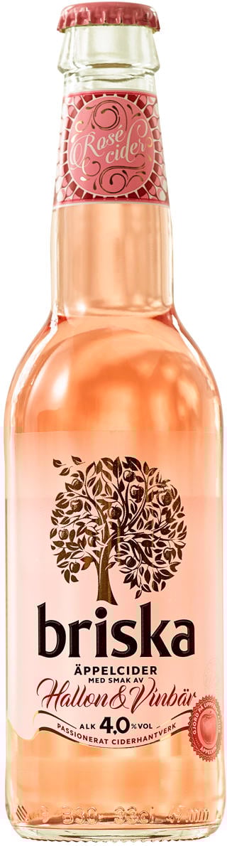 Briska Rosé Hallon & Vinbär ENGL