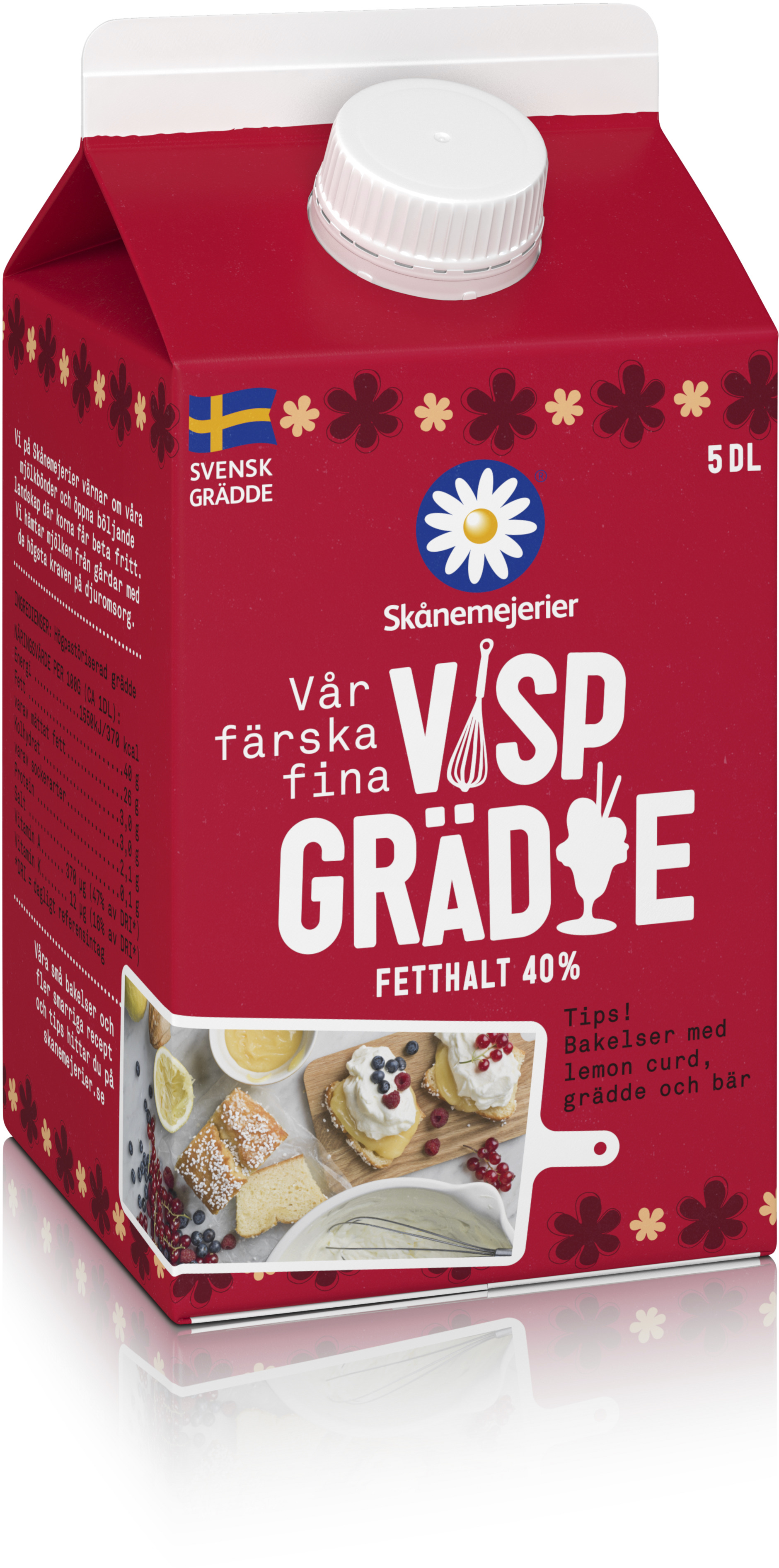 Vispgrädde 40%